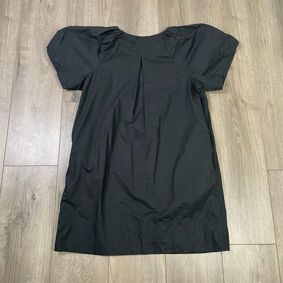 Madewell V Neck Mini Short Sleeve Trendy Going Out Shirt Dress US Women's M New - Picture 3 of 7